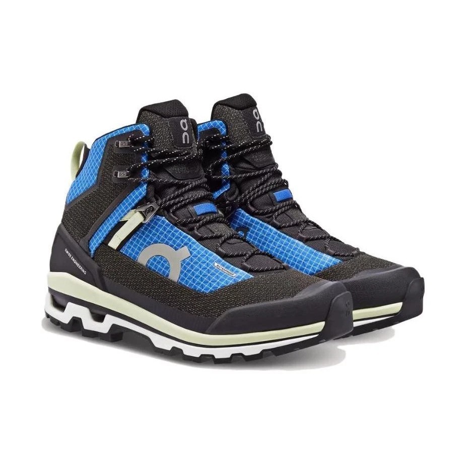 On Cloud Cloudalpine Waterproof Mens Sz 9 Hiking Shoes 3md10831198 Blue/Black